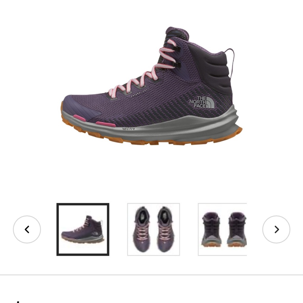 North face mid hiking boot